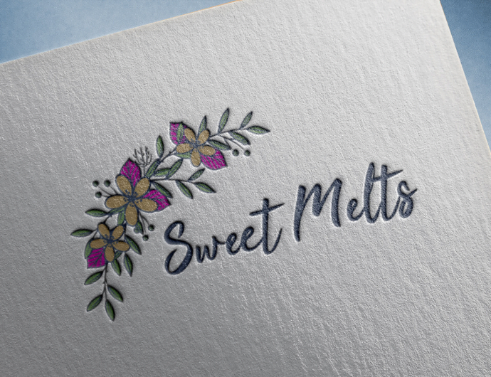 branding sweet melts logo design