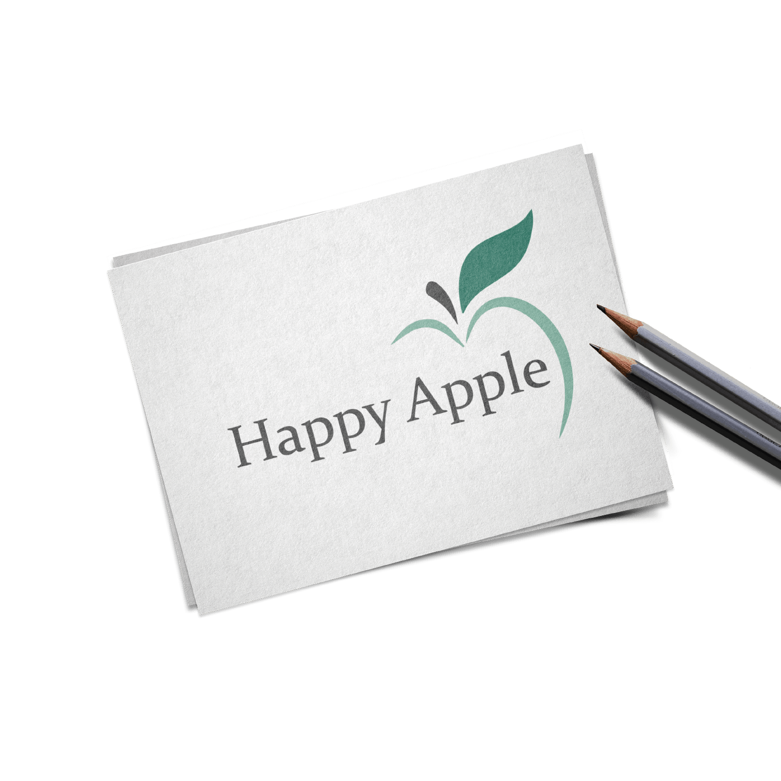 Web & Graphic Designer - happy apple logo design